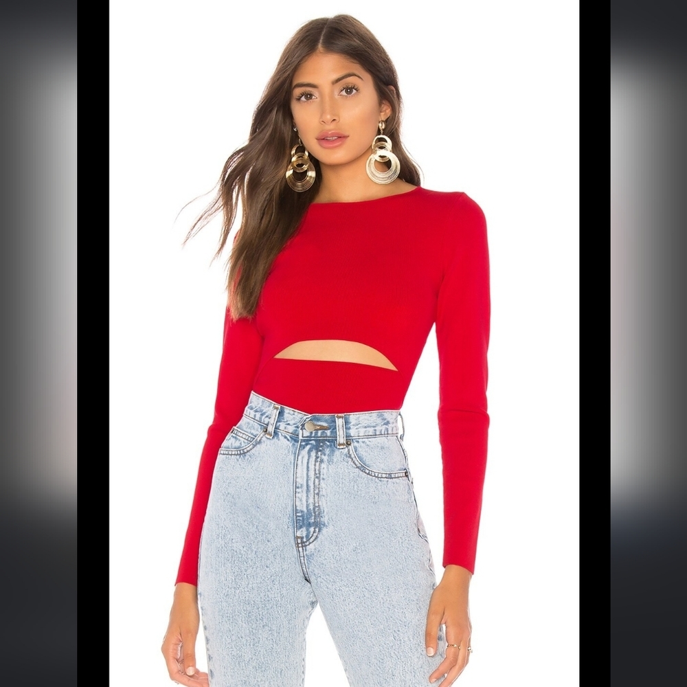 Revolves By The Way Phoebe Long Sleeve Top Size Medium